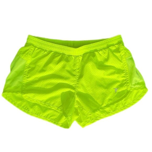 Old Navy Neon Yellow Mesh Running Shorts - Picture 7 of 8